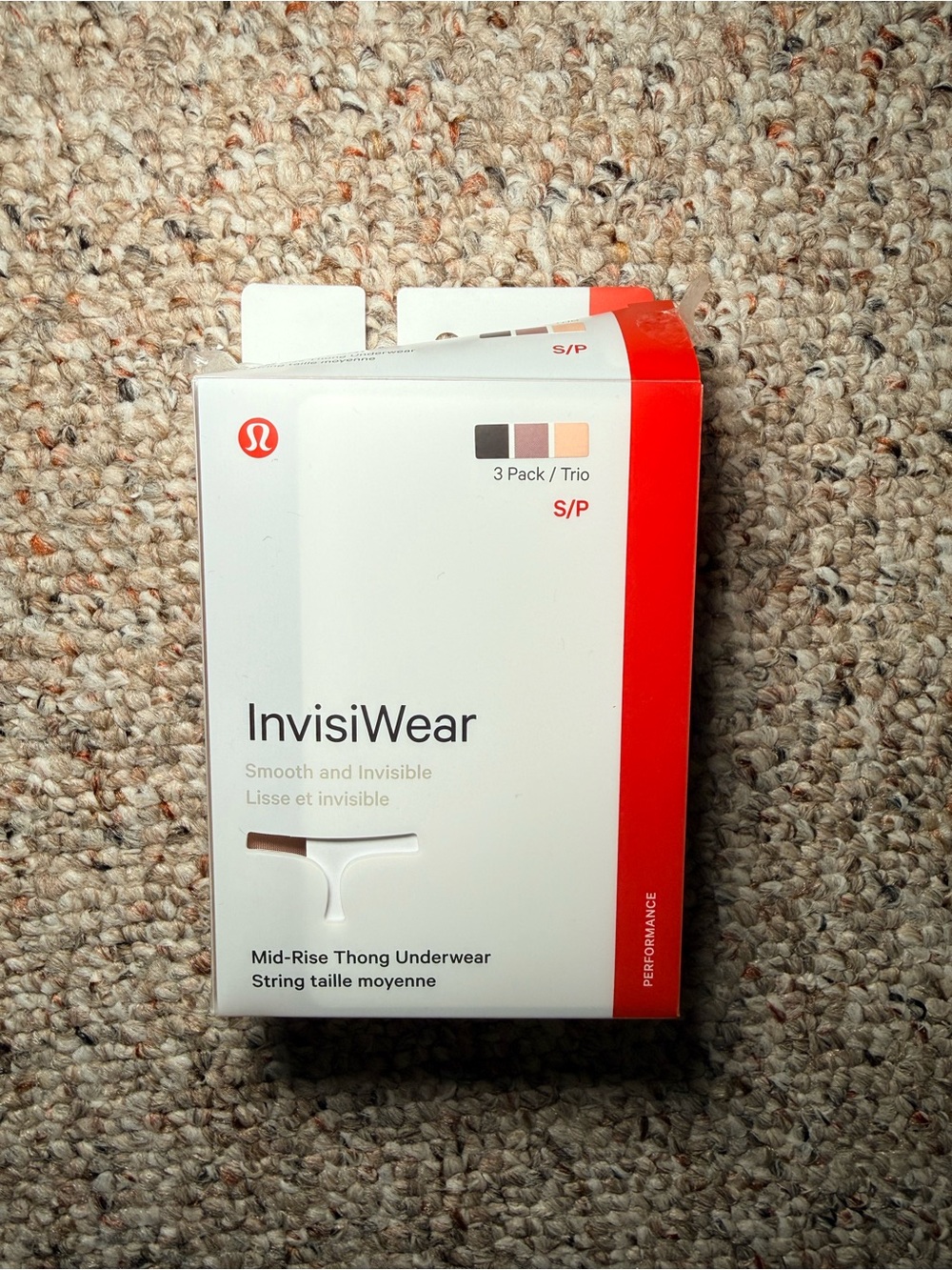 Lululemon Invisiwear Thong 2 pack